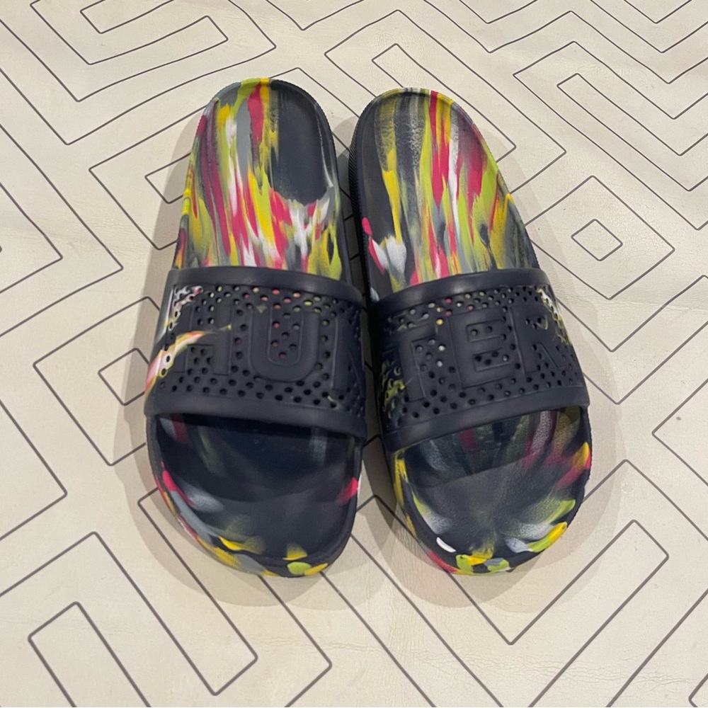 Hunter Colorful Slide Sandals